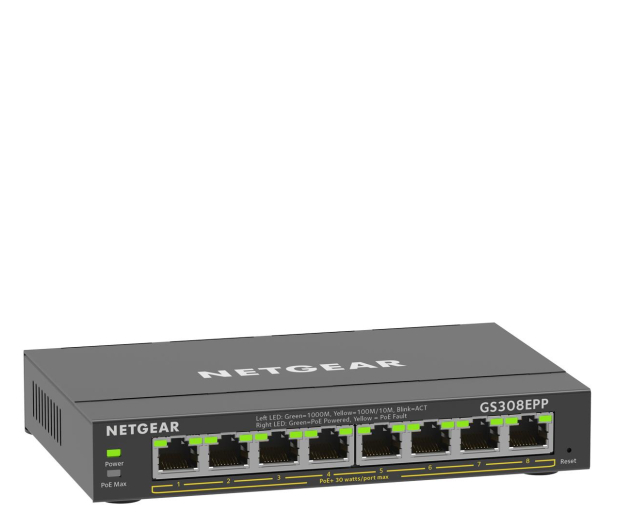 NETGEAR GS308EPP 8xGE PoE+ GS308EPP-100PES - 1234434 - zdjęcie 3